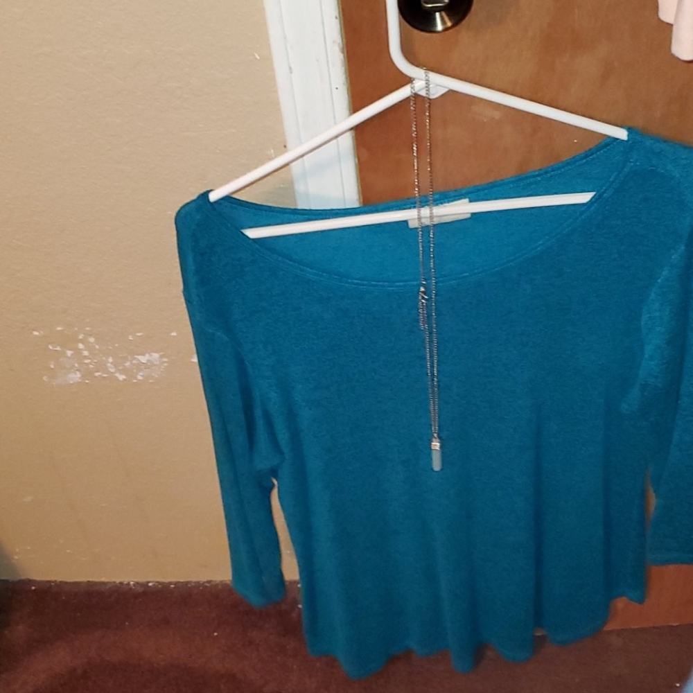 Shirt with necklace